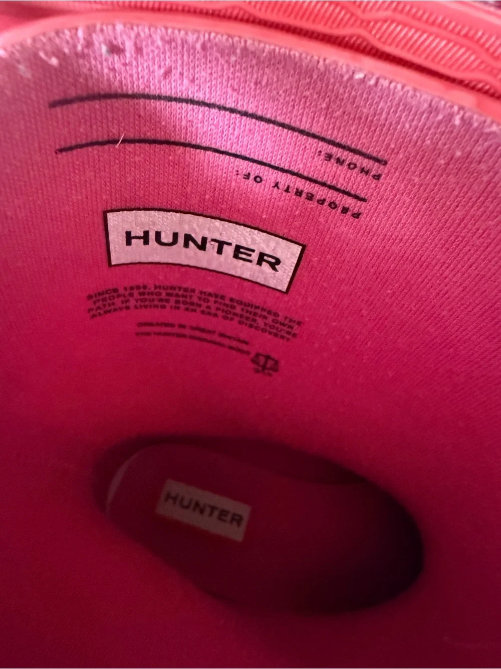Hunter bright pink